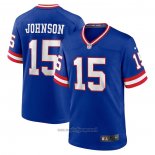 Maglia NFL Game New York Giants Collin Johnson Classic Blu