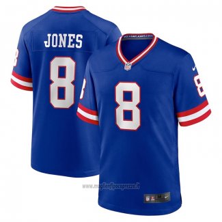 Maglia NFL Game New York Giants Daniel Jones Classic Blu