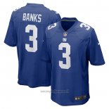 Maglia NFL Game New York Giants Deonte Banks 3 Blu