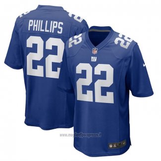 Maglia NFL Game New York Giants Dru Phillips Blu