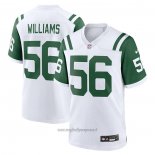 Maglia NFL Game New York Jets Quincy Williams Alternato Bianco