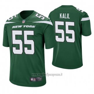 Maglia NFL Game New York Jets Ryan Kalil Verde