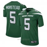 Maglia NFL Game New York Jets Thomas Morstead 5 Verde