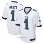 Maglia NFL Game Philadelphia Eagles Jalen Hurts 1 Bianco