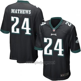 Maglia NFL Game Philadelphia Eagles Mathews Nero