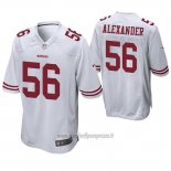 Maglia NFL Game San Francisco 49ers Kwon Alexander Bianco