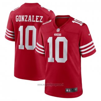 Maglia NFL Game San Francisco 49ers Zane Gonzalez Rosso