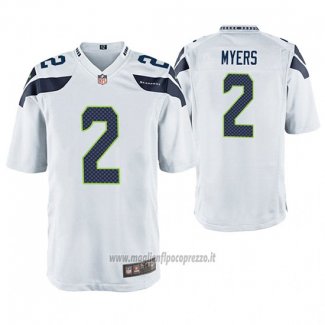 Maglia NFL Game Seattle Seahawks Jason Myers Bianco