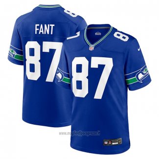 Maglia NFL Game Seattle Seahawks Noah Fant Throwback Blu