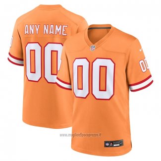 Maglia NFL Game Tampa Bay Buccaneers Personalizzate Throwback Arancione