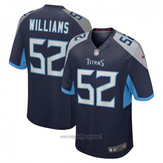 Maglia NFL Game Tennessee Titans James Williams Blu