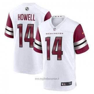 Maglia NFL Game Washington Commanders Sam Howell Bianco