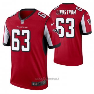 Maglia NFL Legend Atlanta Falcons Chris Lindstrom Rosso Nero