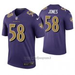 Maglia NFL Legend Baltimore Ravens Alvin Jones Viola Color Rush