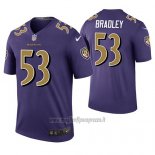 Maglia NFL Legend Baltimore Ravens Bam Bradley Viola Color Rush
