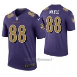Maglia NFL Legend Baltimore Ravens Vince Mayle Viola Color Rush