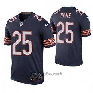 Maglia NFL Legend Chicago Bears Mike Davis Blu Color Rush