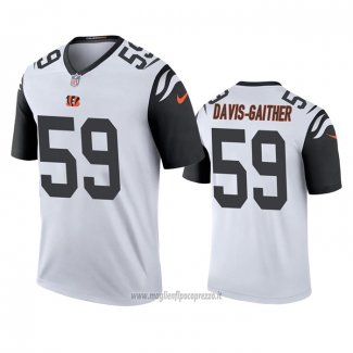 Maglia NFL Legend Cincinnati Bengals Akeem Davis Gaither Bianco Color Rush