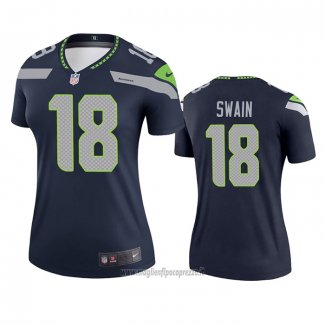 Maglia NFL Legend Donna Seattle Seahawks Freddie Swain Blu