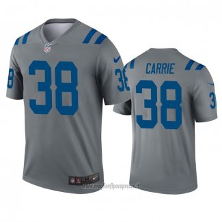 Maglia NFL Legend Indianapolis Colts T.j. Carrie Inverted Grigio