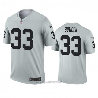 Maglia NFL Legend Las Vegas Raiders Lynn Bowden Inverted Grigio