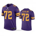 Maglia NFL Legend Minnesota Vikings Ezra Cleveland Viola Color Rush