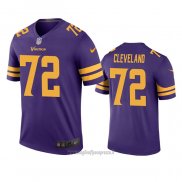 Maglia NFL Legend Minnesota Vikings Ezra Cleveland Viola Color Rush