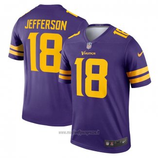 Maglia NFL Legend Minnesota Vikings Justin Jefferson Alternato Viola