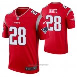 Maglia NFL Legend New England Patriots Legend James White Inverted Rosso