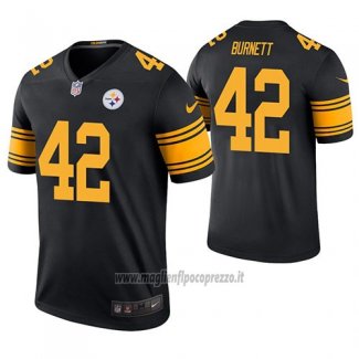 Maglia NFL Legend Pittsburgh Steelers Morgan Burnett Nero Color Rush