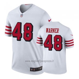 Maglia NFL Legend San Francisco 49ers Frojo Warner Bianco Color Rush
