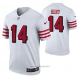Maglia NFL Legend San Francisco 49ers Jalen Hurd Color Rush Bianco