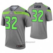Maglia NFL Legend Seattle Seahawks 32 Chris Carson Inverted Grigio