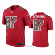 Maglia NFL Legend Tampa Bay Buccaneers Rob Gronkowski Rosso Color Rush