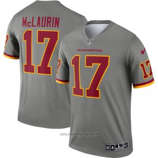Maglia NFL Legend Washington Commanders Terry Mclaurin Inverted Grigio