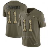 Maglia NFL Limited Arizona Cardinals 11 Larry Fitzgerald Stitched 2017 Salute To Service