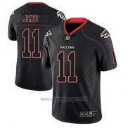 Maglia NFL Limited Atlanta Falcons Julio Jones Nero Color Rush 2018 Lights Out