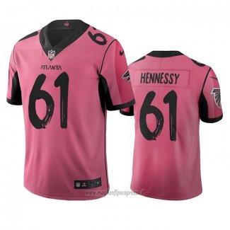Maglia NFL Limited Atlanta Falcons Matt Hennessy Citta Edition Rosa