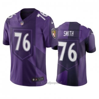 Maglia NFL Limited Baltimore Ravens Andre Smith Citta Edition Viola