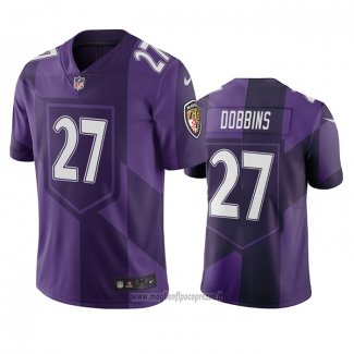 Maglia NFL Limited Baltimore Ravens J.k. Dobbins Citta Edition Viola