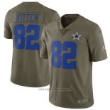 Maglia NFL Limited Bambino Cleveland Browns 82 Witten 2017 Salute To Service Verde