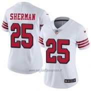 Maglia NFL Limited Bambino San Francisco 49ers 25 Richard Sherman Bianco Rush Stitched Vapor Untouchable