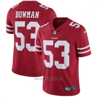 Maglia NFL Limited Bambino San Francisco 49ers 53 Bowman Rosso
