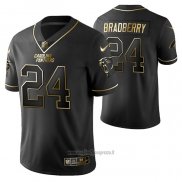 Maglia NFL Limited Carolina Panthers James Bradberry Golden Edition Nero