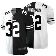 Maglia NFL Limited Chicago Bears Montgomery White Black Split