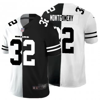 Maglia NFL Limited Chicago Bears Montgomery White Black Split