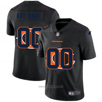 Maglia NFL Limited Chicago Bears Personalizzate Logo Dual Overlap Nero