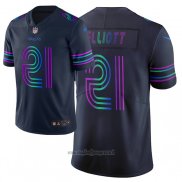 Maglia NFL Limited Dallas Cowboys Ezekiel Elliott Citta Edition Blu