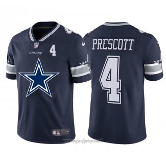Maglia NFL Limited Dallas Cowboys Prescott Big Logo Number Blu
