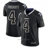 Maglia NFL Limited Dallas Cowboys Prescott Lights Out Nero